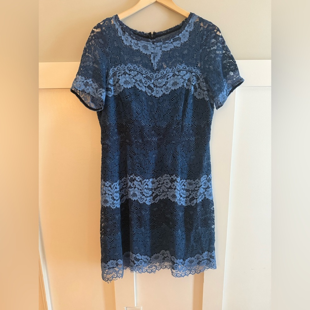 Jessica Howard size 16 Elegant Blue Lace Dress